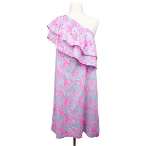 Vineyard Vines Bougainvillea Ruffle Dress NWT 0